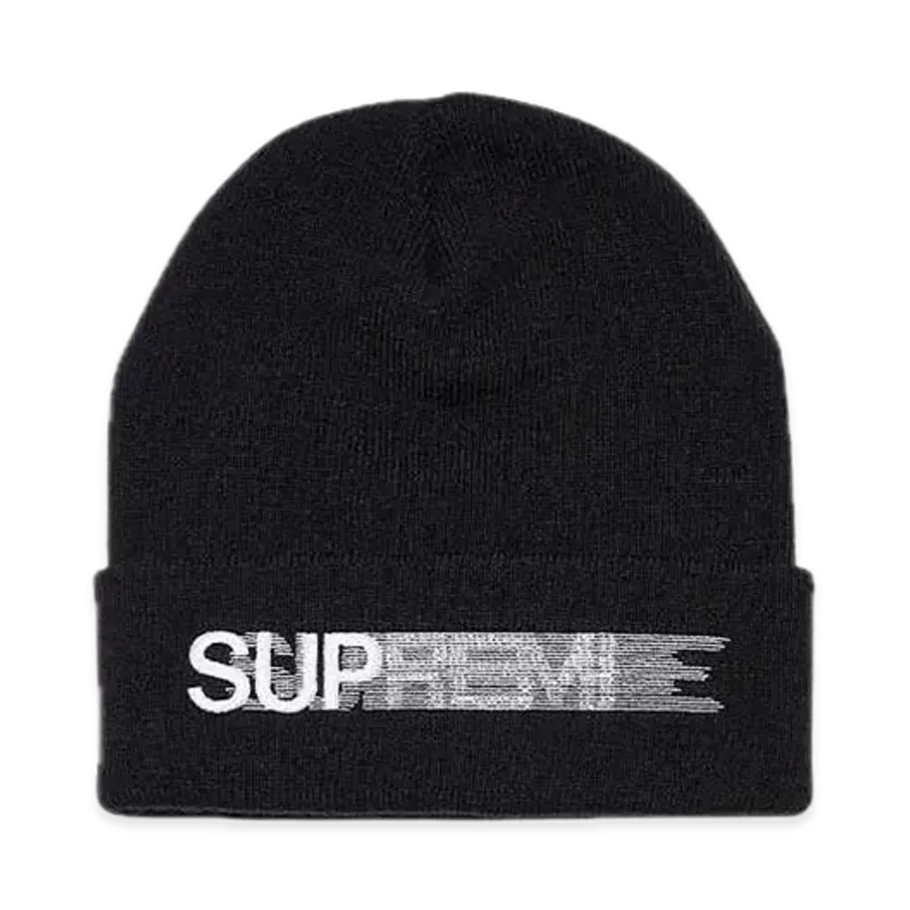 Supreme Motion Logo Beanie "Black" (20SS)