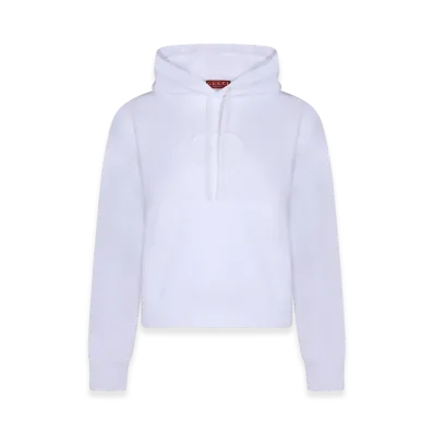 GUCCI Women's Cotton Oversize Sweatshirt "White"
