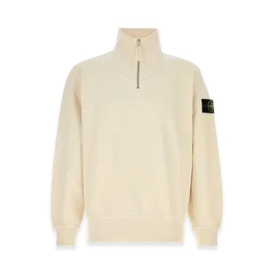 Stone Island Cotton Sweatshirt "White"