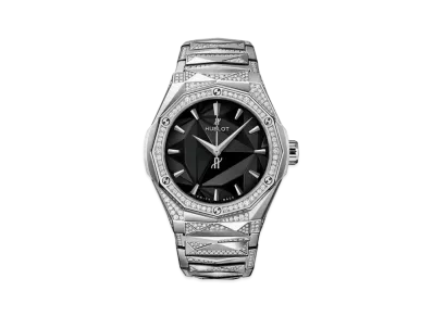 HUBLOT Classic Fusion Orlinski Bracelet Titanium Alternative Pave 40mm