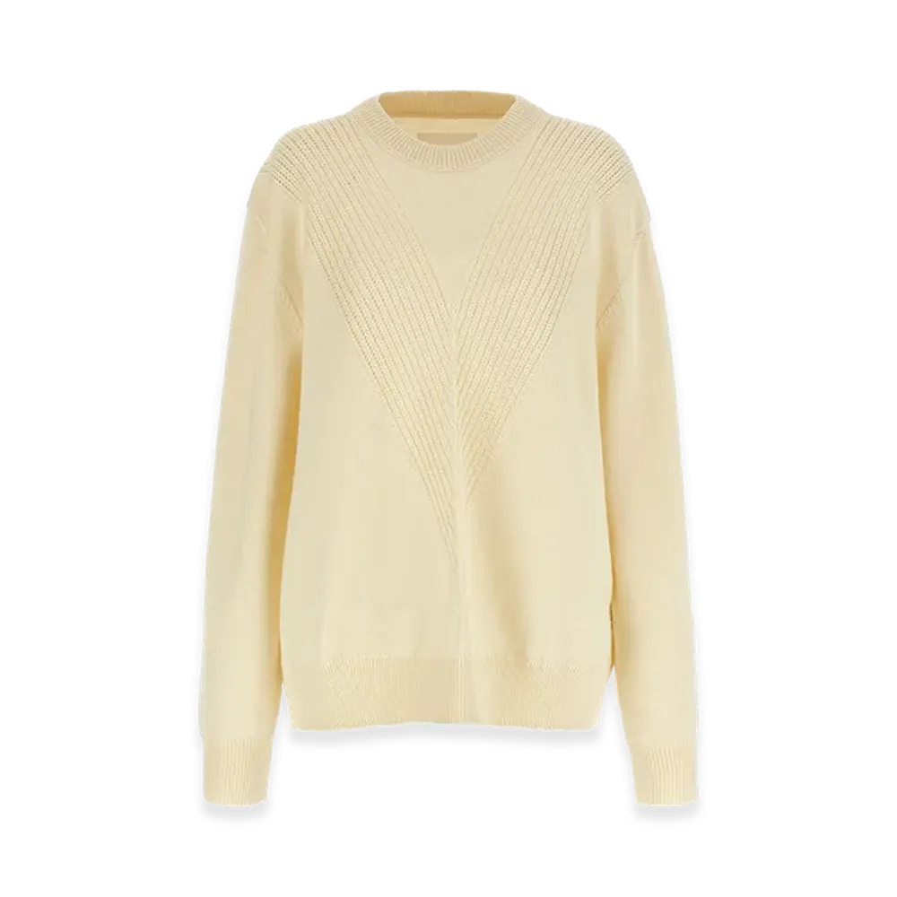 Jil Sander Wool Sweater "White"