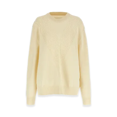 Jil Sander Wool Sweater "White"