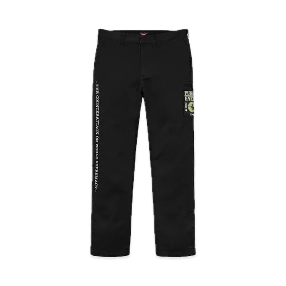 Supreme x UNDERCOVER Public Enemy Work Pant "Black"
