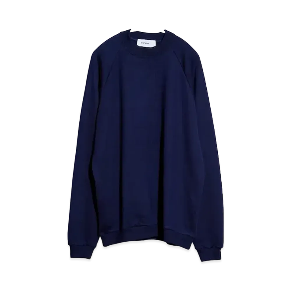 everyone Cotton Crew Neck Sweatshirt "Navy"