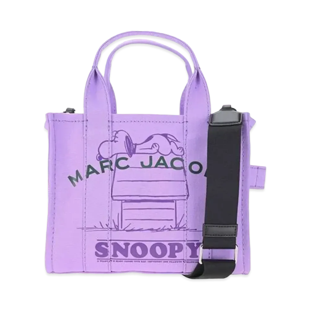 Marc Jacobs Peanuts X Marc Jacobs The Snoopy Mini Tote Bag "Purple"