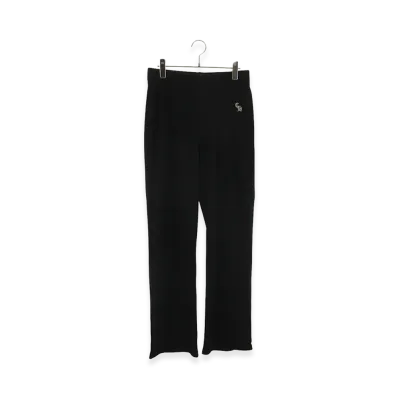 Chrome Hearts CH Embroidered Thermal Long Pants "Black"