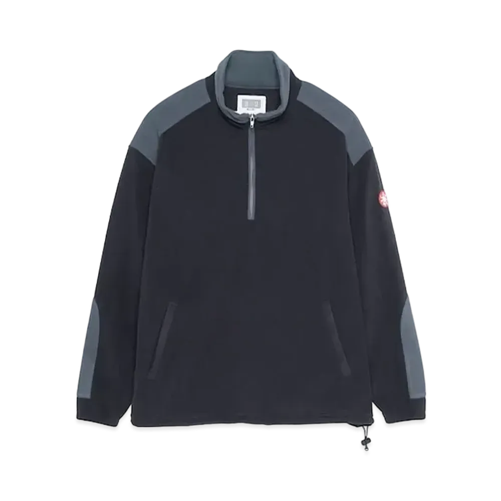 Cav Empt (C.E) FLEECE HALF ZIP PULLOVER "Black"