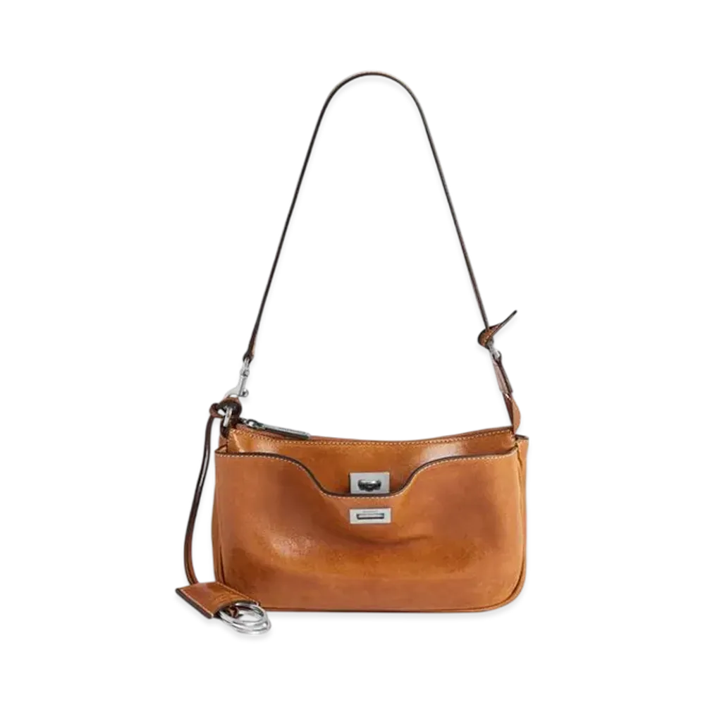 BALENCIAGA Rodeo Sling Pouch "Tan Cowboy"