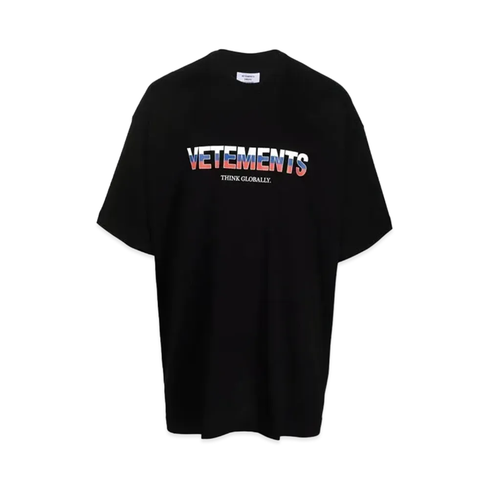 VETEMENTS Russia Logo Tee "Black"