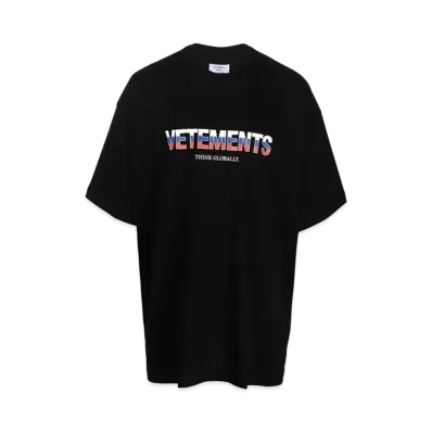 VETEMENTS Russia Logo Tee "Black"