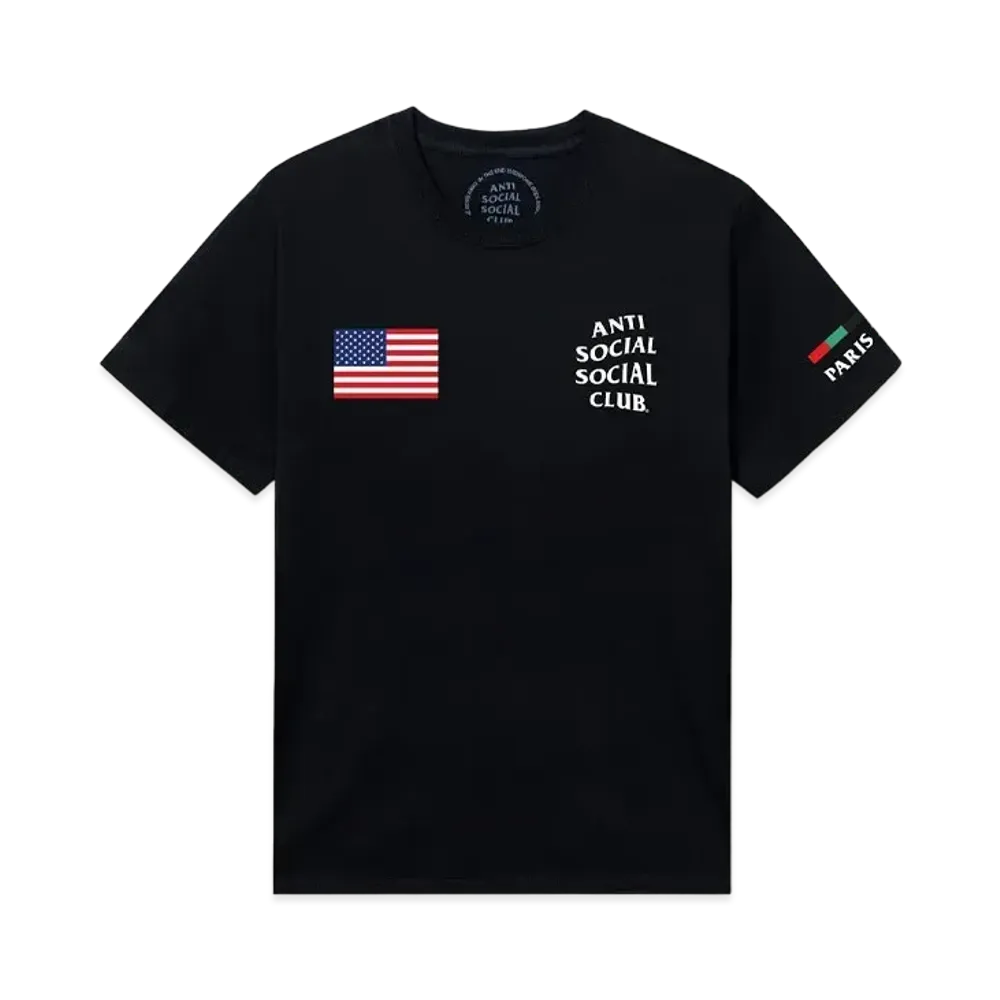ANTI SOCIAL SOCIAL CLUB PARIS 2024 CAPSULE USA Tee "Black"