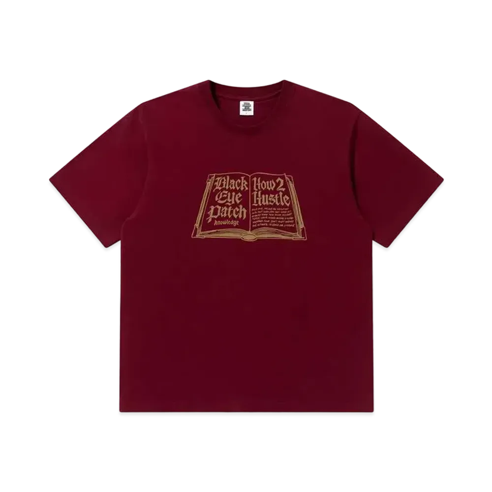 BlackEyePatch How 2 Hustle Tee "Burgundy"