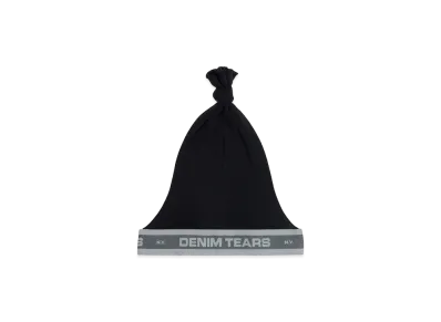 DENIM TEARS Stocking Wave Cap "Black"