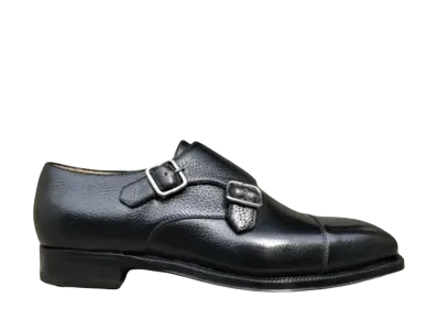 Enzo Bonafe Double Monk Strap Inca Nero "Black"