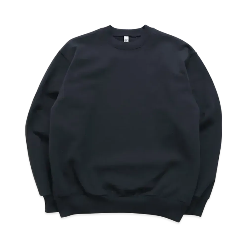 Los Angeles Apparel 14Oz Heavy Fleece Crew Neck Pullover Sweatshirt "Navy"