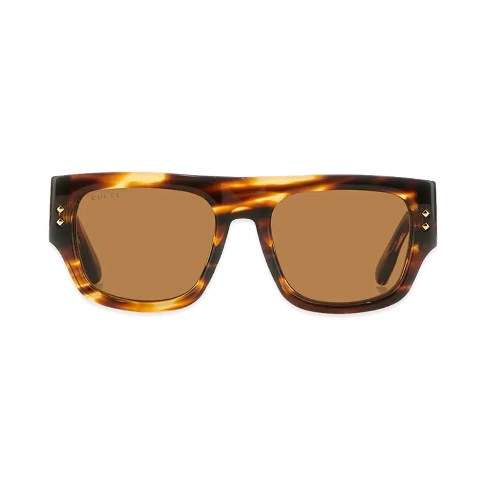 GUCCI Women's Square Sunglasses "Brown"