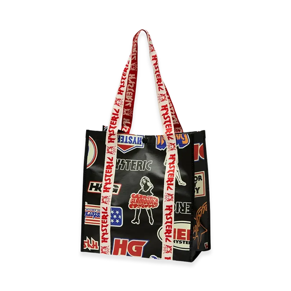 HYSTERIC GLAMOUR Rock City Tote Bag "Black"
