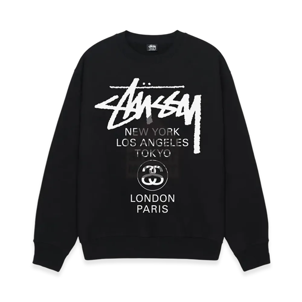 Stussy DSM World Tour Crew 2023 "Black"