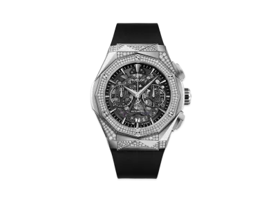 HUBLOT Classic Fusion Aerofusion Chronograph Orlinski Titanium Alternative Pave 45mm