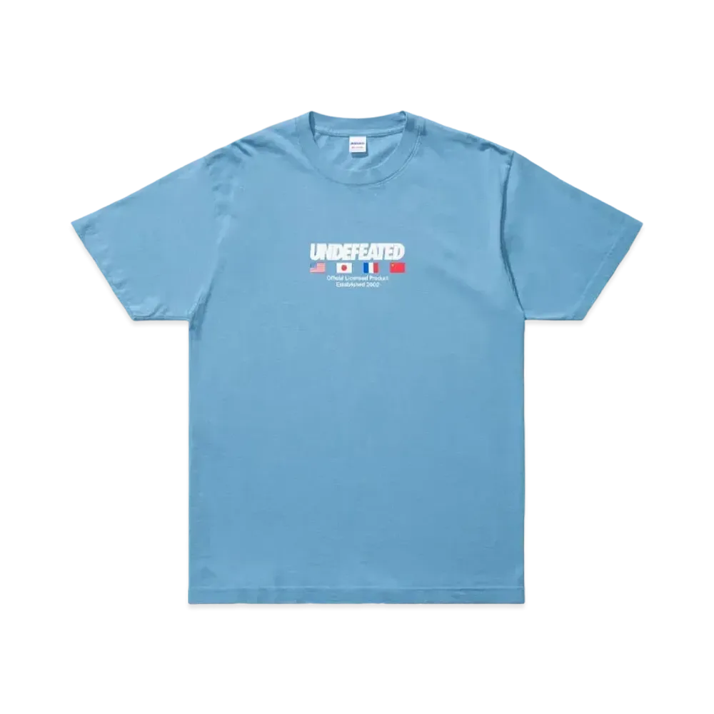 UNDEFEATED OFFICIAL FLAGS S/S TEE - 80147 "Light Blue"