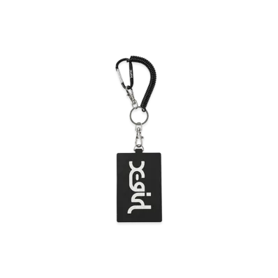 X-Girl Women's Mills Logo Rubber Pass Case "Black"