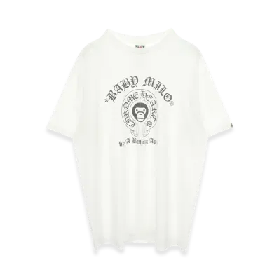 Chrome Hearts x A BATHING APE Baby Milo Print T-Shirt "White"