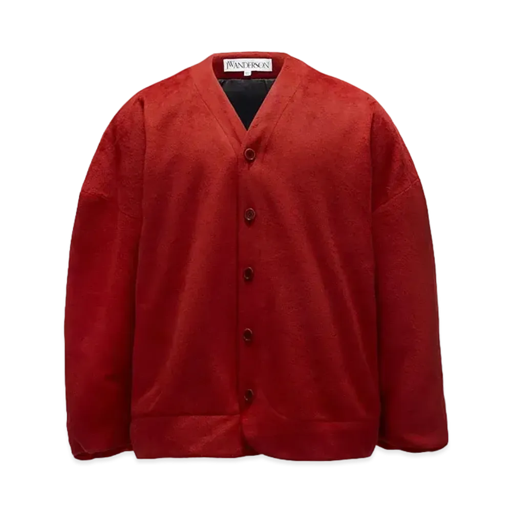 JW ANDERSON Oversized V-Neck Cardigan "Rust"