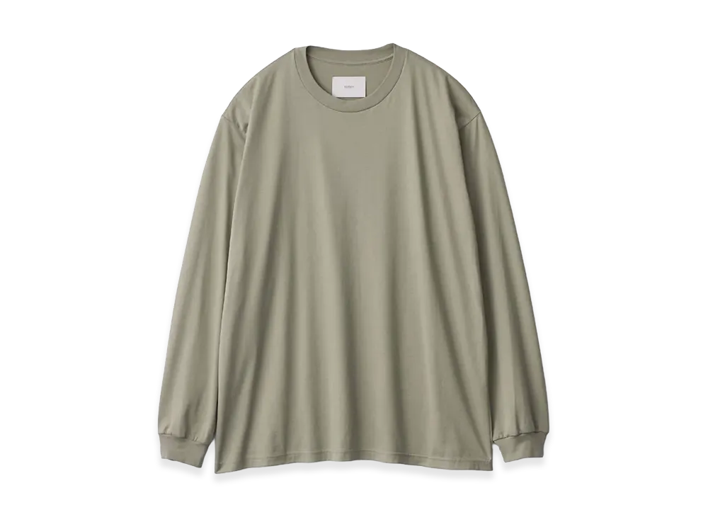 ssstein Suvin Cotton Basic LS Tee "Khaki"