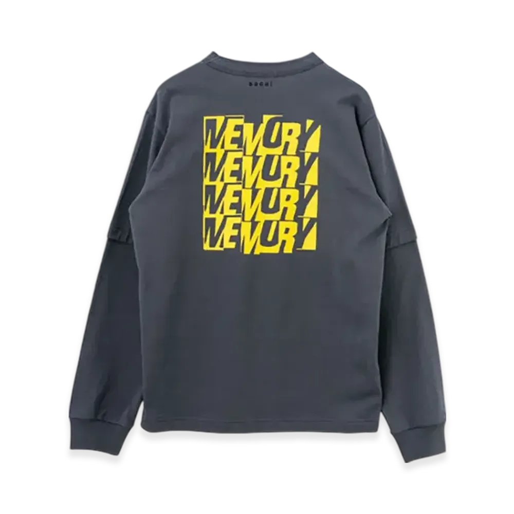sacai Print L/S T-Shirt "Gray"