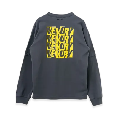 sacai Print L/S T-Shirt "Gray"