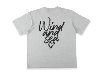 WIND AND SEA Heart Logo S/S Tee "Gray"