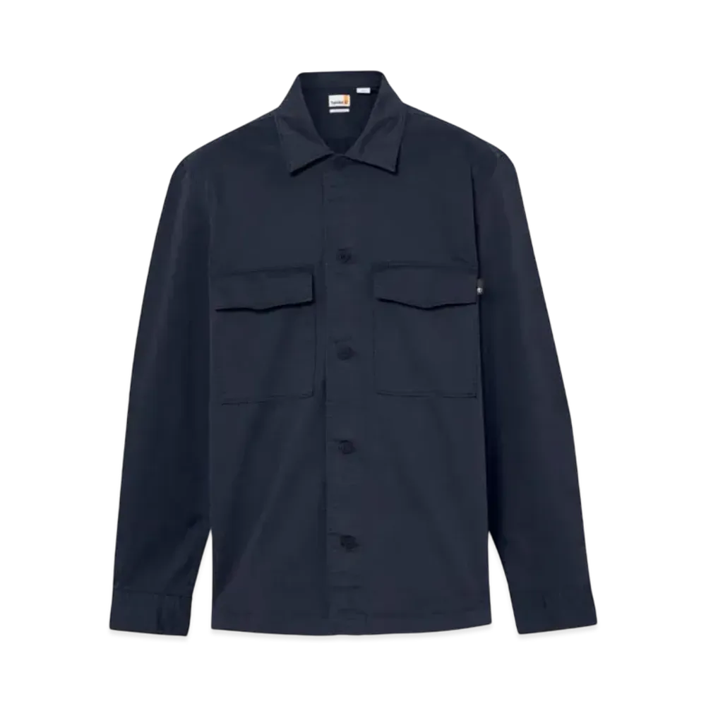 Timberland Men's Twill Overshirt "Dark Sapphire"