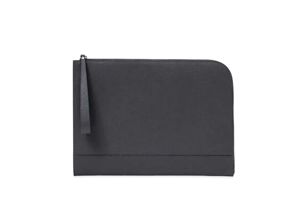 Valextra Small Document Case "Dark Gray"