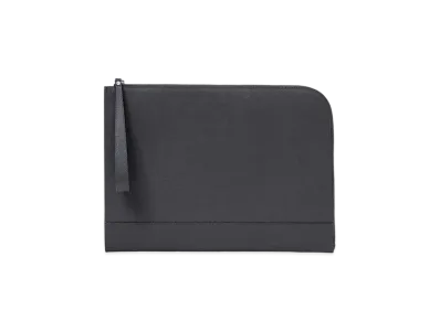 Valextra Small Document Case "Dark Gray"