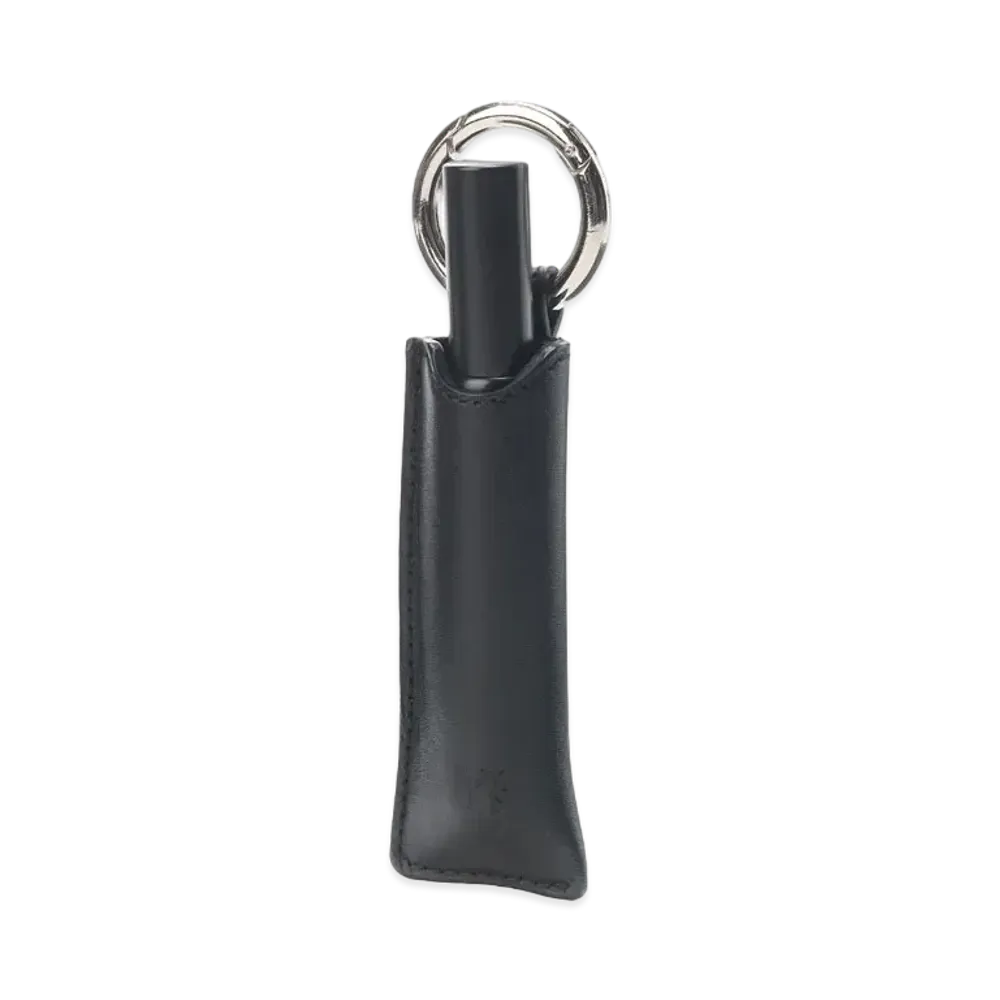Yohji Yamamoto Y's COLORED TAN LEATHER ATOMIZER CASE "Black"