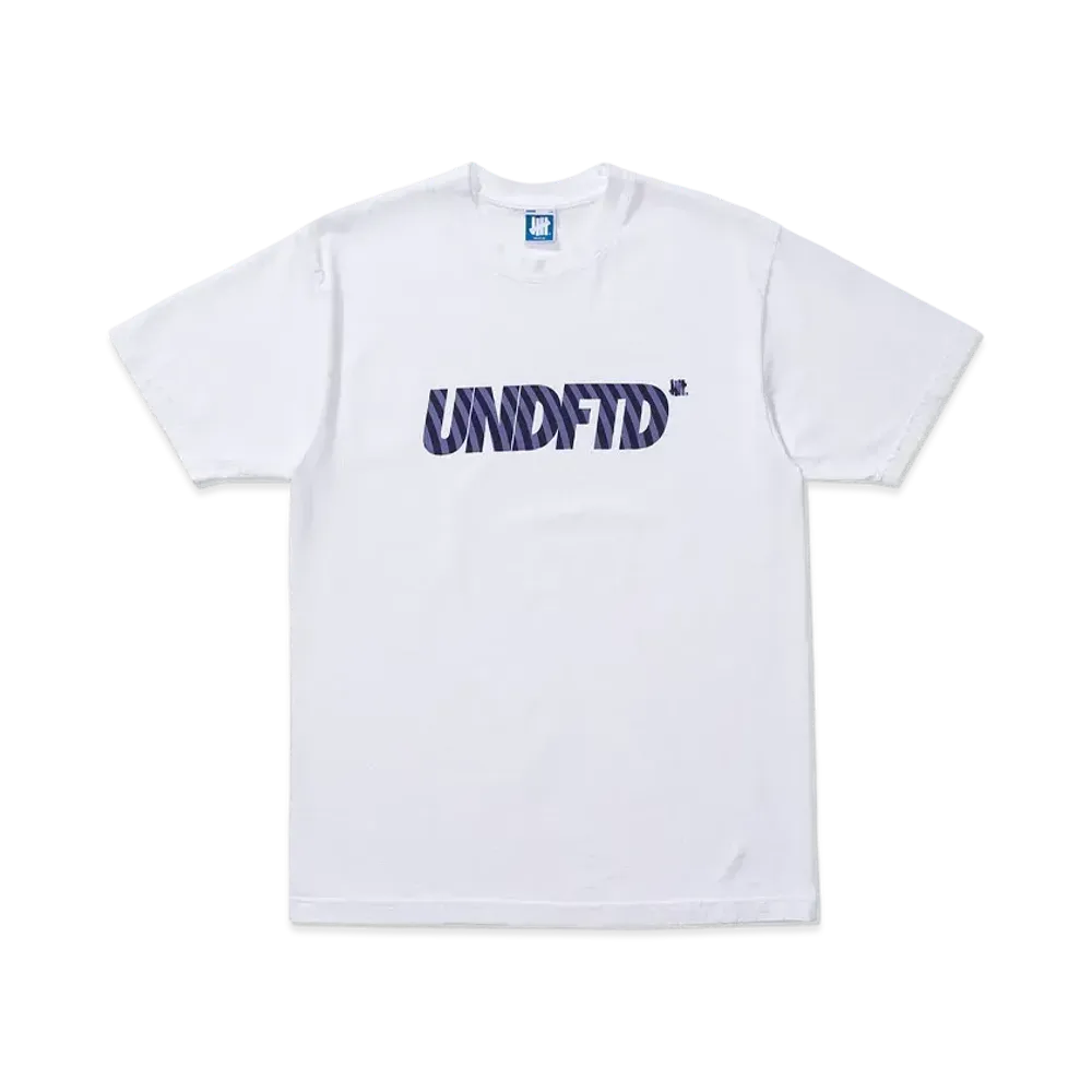 UNDEFEATED WAVE LOGO S/S TEE - 80326 "White"