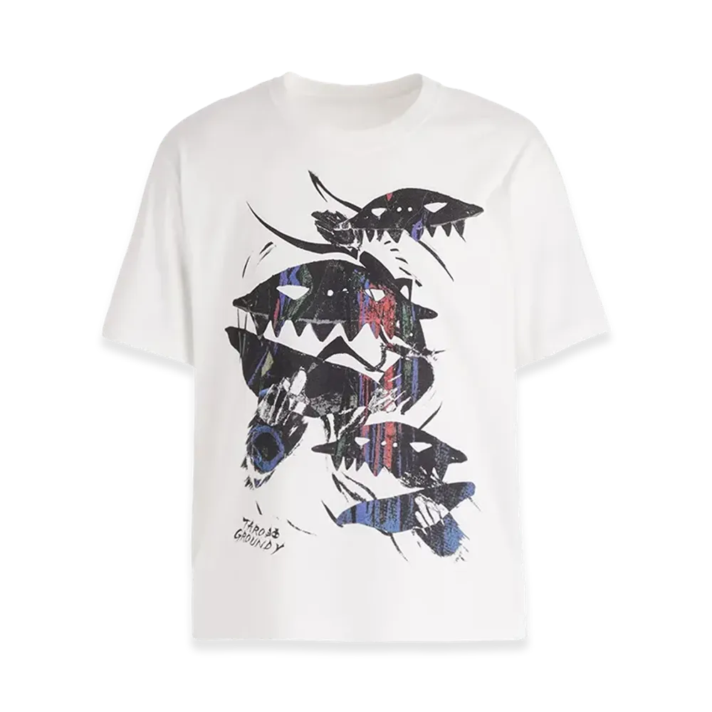 Ground Y x Taro Okamoto Graphic T-shirts "Non" "White"