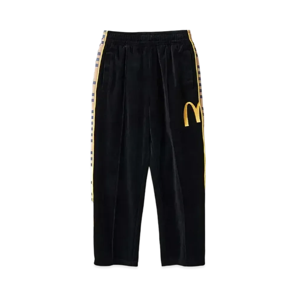 graniph x McDonald's Drive Thru Velvet Track Pants "Black"
