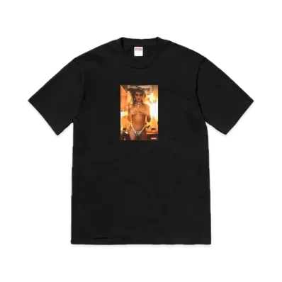Supreme Nan Goldin Kim in Rhinestone Tee "Black"