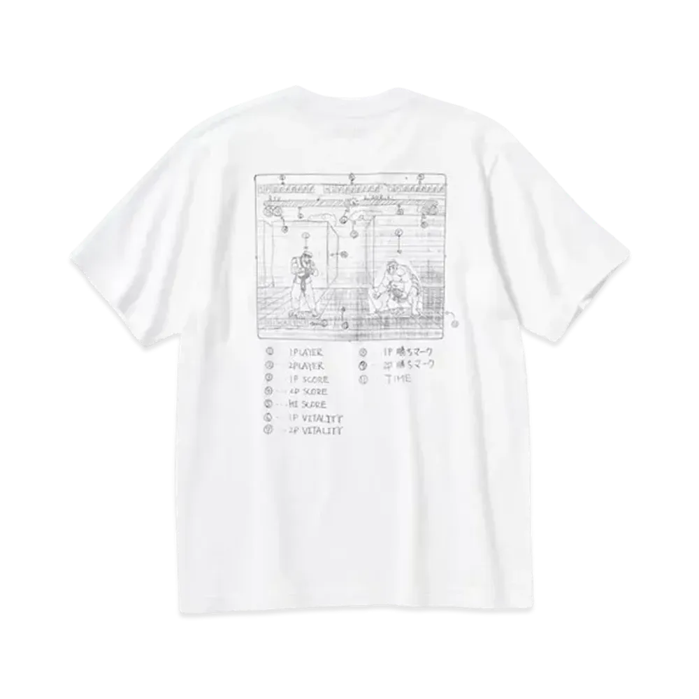 Uniqlo x Fighting Game Legends UT Street Fighter "White"