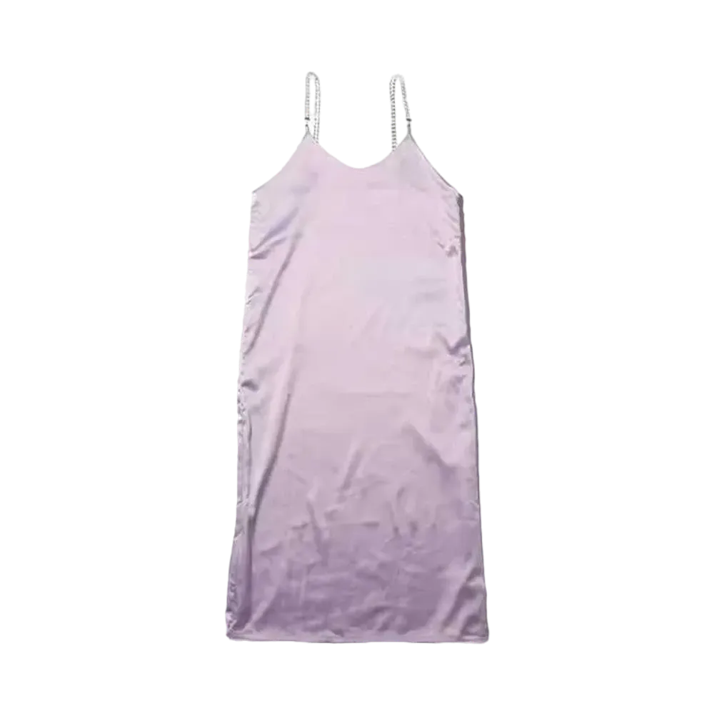 atmos pink Lame Chain Camisole Dress "Pink"