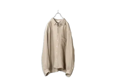 ANCELLM Linen Over Shirt "Beige"