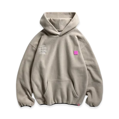 ANTI SOCIAL SOCIAL CLUB Polar Fleece Hoodie "Tan"