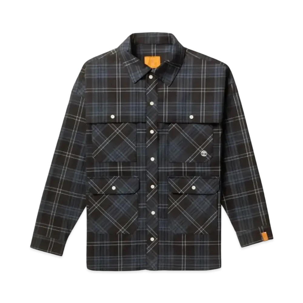 Timberland Allgender Utility Pocket Shirt "Blue Graphite"