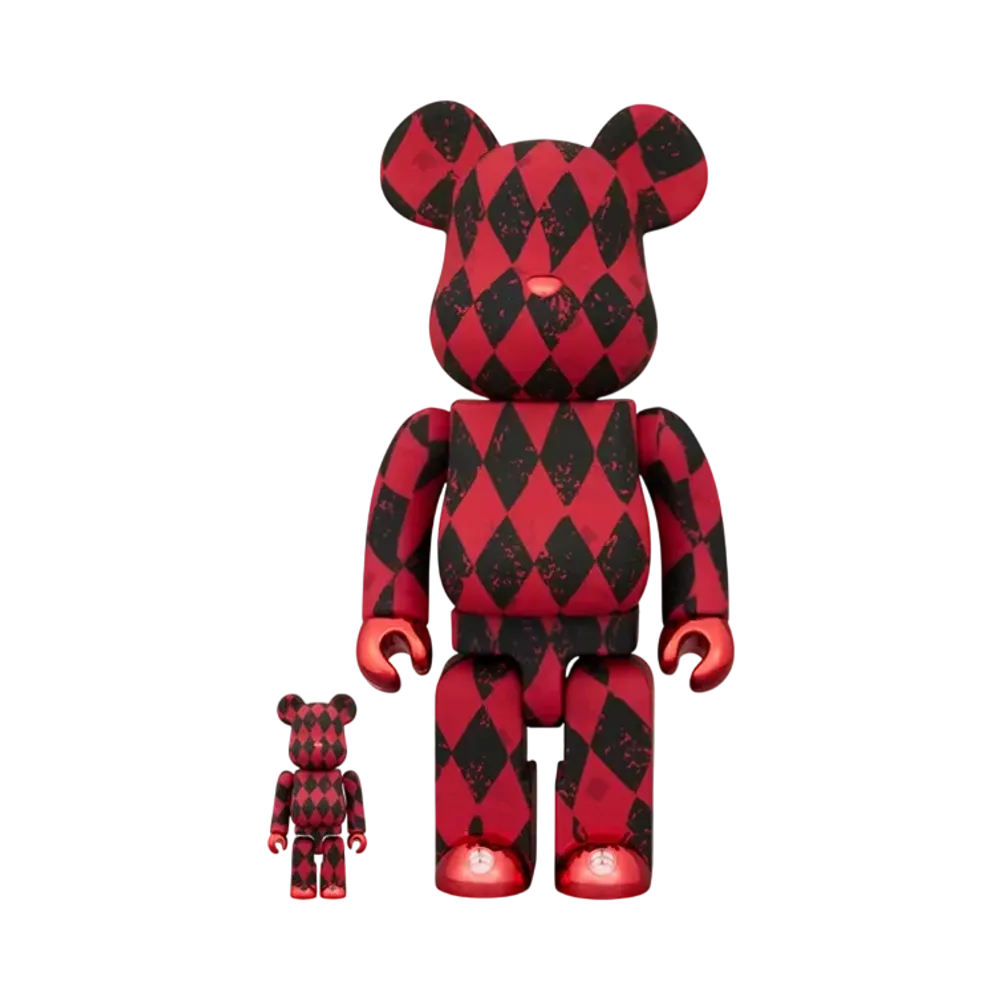 MEDICOM TOY "BEARBRICK" -MCM- HARLEY QUINN 100% & 400%