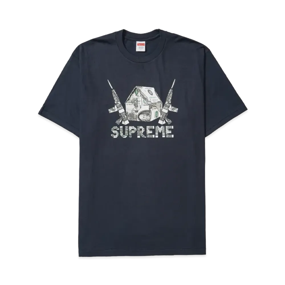 Supreme Origami Tee "Navy"