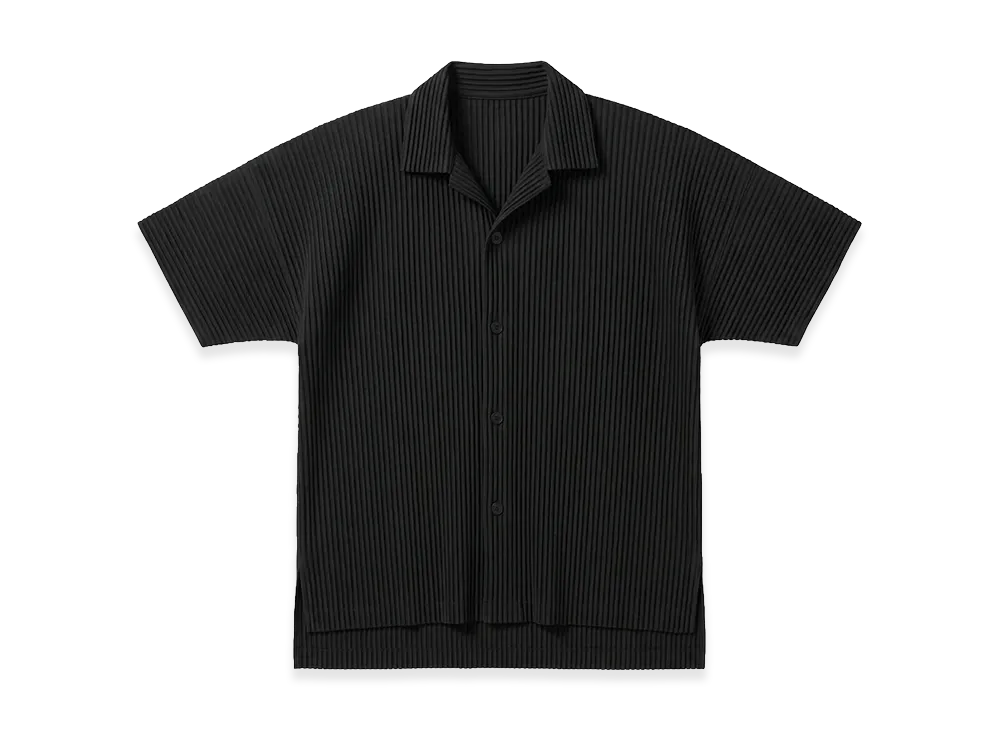 HOMME PLISSE ISSEY MIYAKE Momthly Color S/S Shirt "Black"
