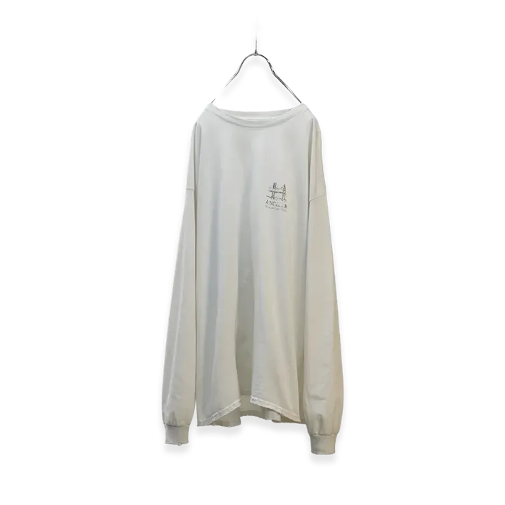 ANCELLM Bridge L/S T-Shirt "White"
