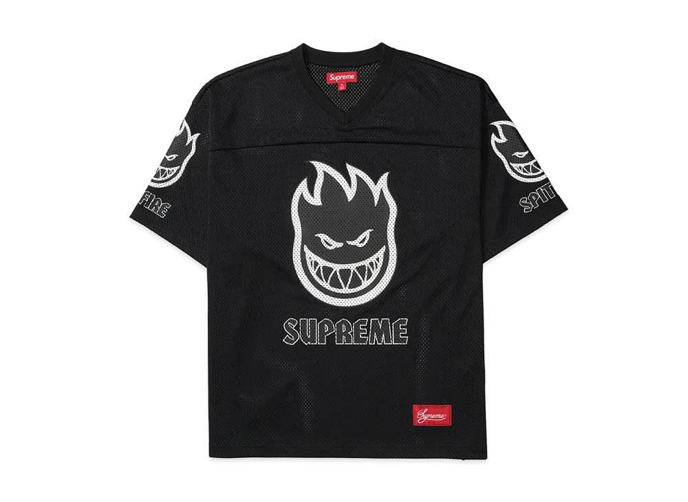 Supreme x Spitfire Football Jersey "Black"