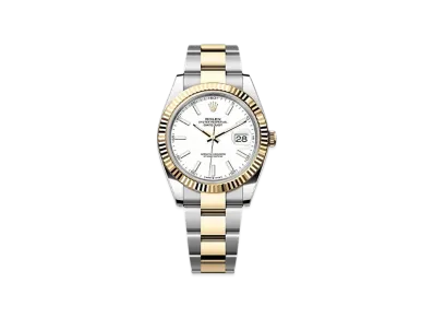 ROLEX Lady-Datejust Oystersteel & White Gold Diamonds "White"